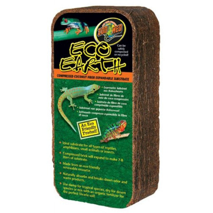 Zoo Med Eco Earth Compressed Coconut Fiber Substrate